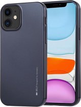 Voor iPhone 12 mini GOOSPERY i-JELLY TPU schokbestendig en krasvast hoesje (zwart)