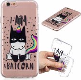 Voor iPhone SE 2020/8/7 3D-patroon Transparant TPU-hoesje (Batman)