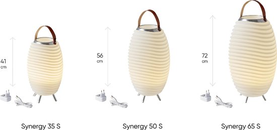 Kooduu Synergy 35 Stereo - Bluetooth Speaker - Design LED Lamp - Wijnkoeler 3-in-1 - Kooduu