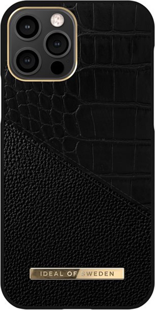 iDeal of Sweden iPhone 12 - 12 Pro Atelier Case Backcover hoesje - Nightfall Croco