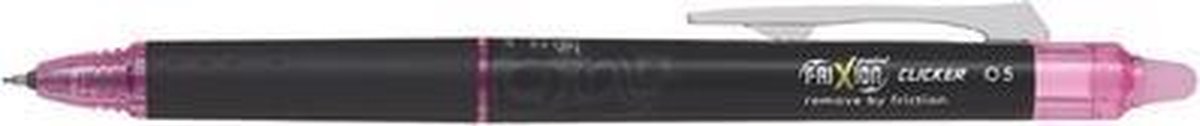 Pilot intrekbare roller FriXion Point Clicker 05, fijne punt, roze