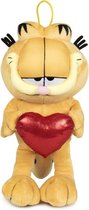 Garfield heart soft plush toy 36cm