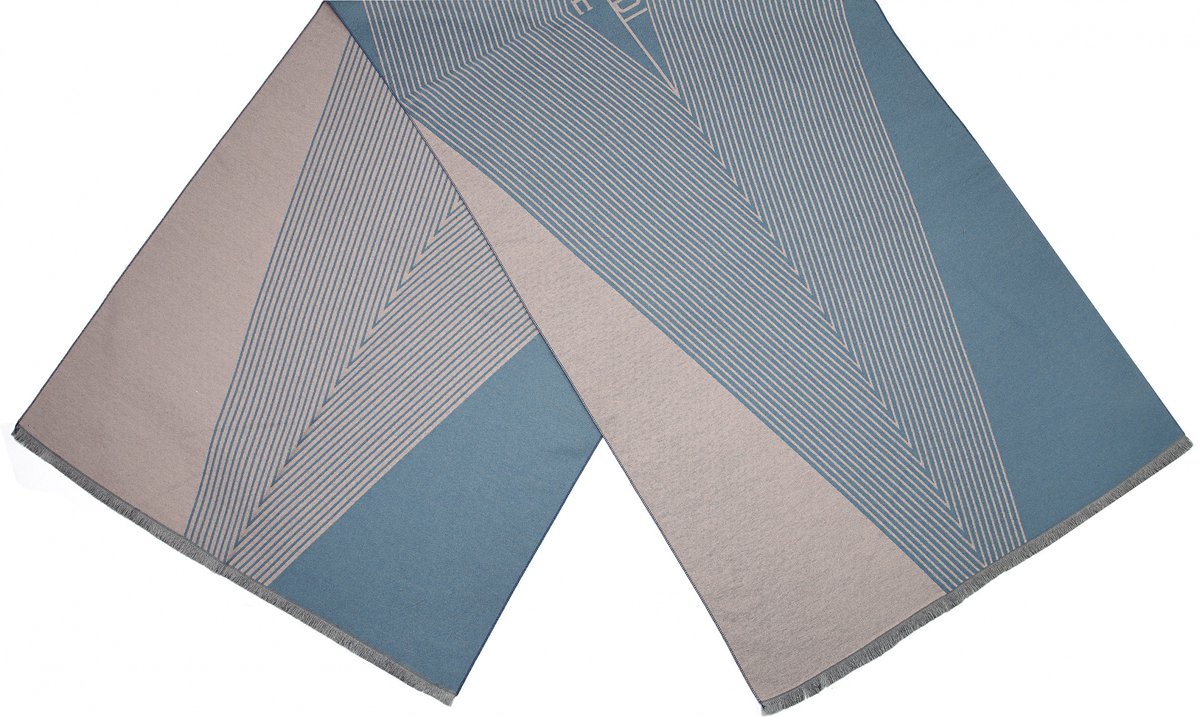 Cwi Sjaal - Dames - 180 X 63 Cm - Blauw/roze