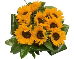 zonnebloemen boeket