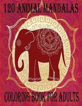 120 Animal Mandalas Coloring Book for adults