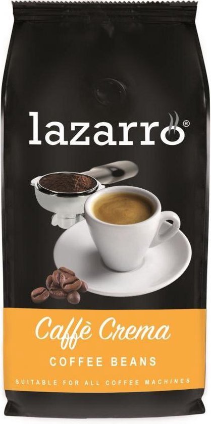 Lazarro - Cafe Crema Bonen - 8 x 1 kg