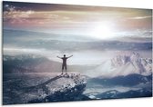 Peinture sur toile Nature | Gris, blanc | 120x70cm 1Hatch