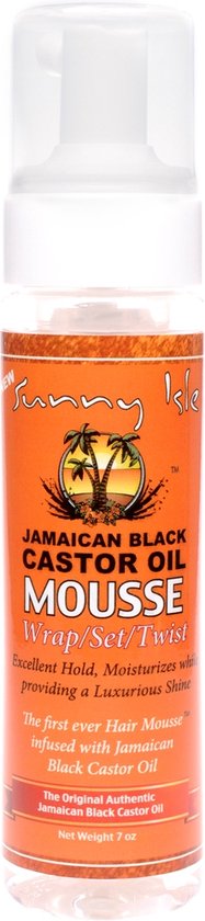 Sunny Isle Jamaican Castor Oil Mousse Wrap and Set Twist