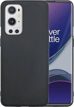 OnePlus 9 Pro hoesje zwart siliconen case hoes cover hoesjes