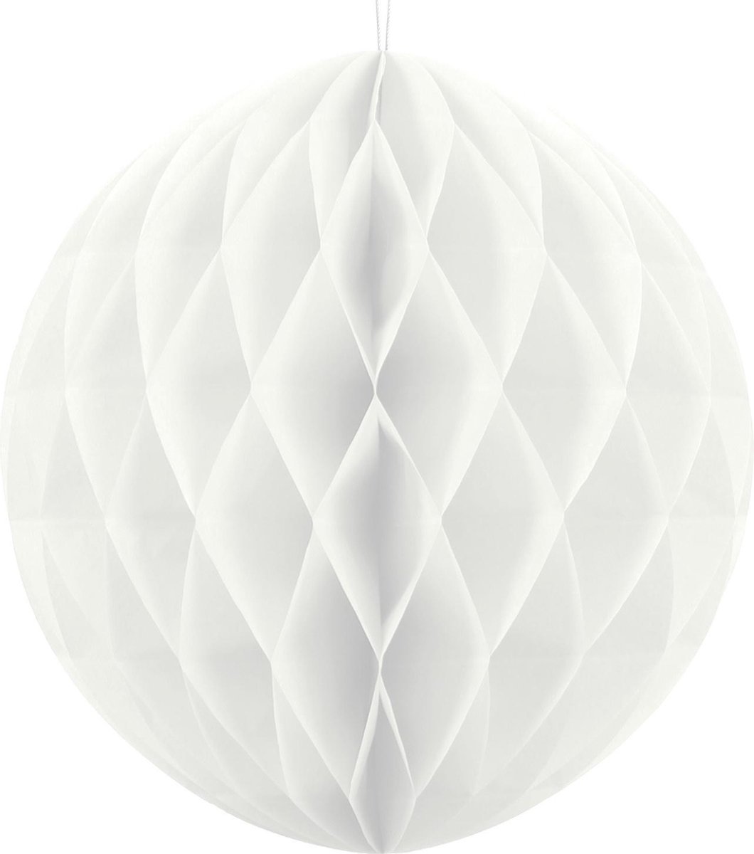 Honeycomb Bal Wit 30cm