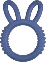 Jouet de dentition en silicone Bite lapin bleu