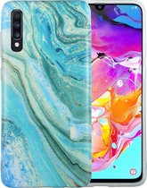 Samsung Galaxy A70 Marmer Case | Back Cover | TPU Telefoonhoesje