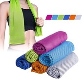 Verkoelende Handdoek - Koel - Cooling Towel - Sport - Fitness - ijshanddoek - Groen - 2 stuks