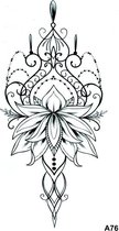 Wellness-House | Body Tattoo Wild Lotus | Lotus | Lotusbloem | Tijdelijke Tatoeage | Zen Tattoo | Body Art