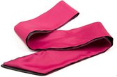 RSMG | Luxe Blinddoek | Bondage | SM |  Bordeaux Rood/Zwart | Maat: 152 cm 7,5 cm
