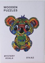 Houten Puzzel Volwassenen | Koala Dierenpuzzel | Dieren vorm puzzelstukjes | A3 | Puzzels | MYSTERY KOALA #014