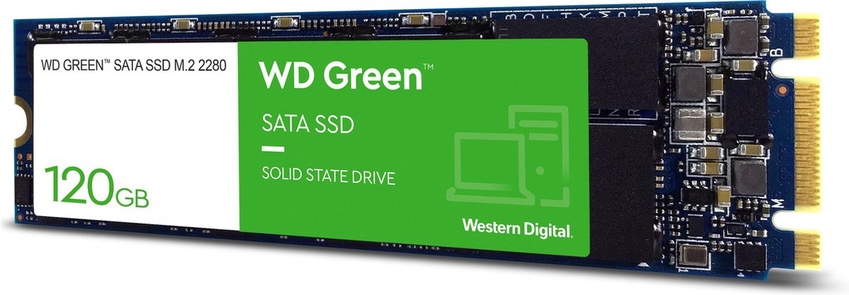 Western Digital Green SSD - Externe SSD M.2 - 120 GB | bol.com