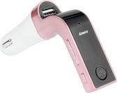 DrPhone FM9 - Bluetooth FM Transmitter - USB Poort – Bluetooth Carkit – Handsfree – Roze