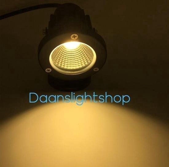LED Tuinspot Met Aansluitsnoer - 12V - 20 cm - Zwart