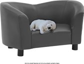 Mini honden sofa - honden mand - honden bank - grijs Binnenafmetingen: 49 x 32 cm (B x D)