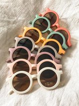 Zonnebril Pastel Wit| Kinderen | Babyzonnebril | Kinderzonnebril | UV 400 | Jongens | Meisjes | Kids sunglasses