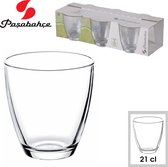 PASABAHCE - Waterglas - Aqua - Set van 3 - 21cl