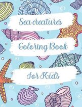 Sea creatures coloring book for kids