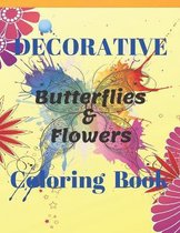 Decorative butterflies & flowers