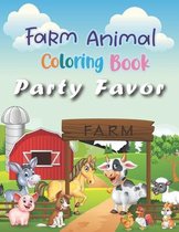 Farm Animal Coloring Book Party Favor