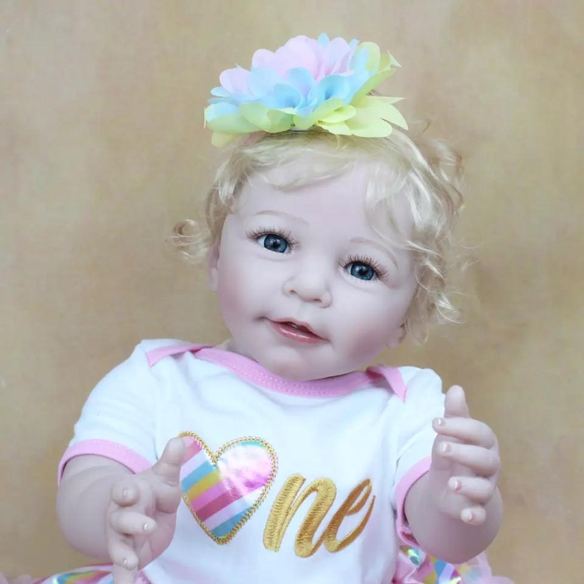 ROSHUAN Big Size Reborn Peuter Poppen 24 inch Realistische Reborn Baby