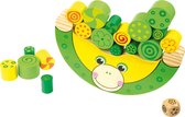Balancerend speelgoed - De kikker - Groen - FSC - Houten speelgoed vanaf 3 jaar