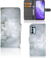 Flip case OPPO Find X3 Lite Smartphone Hoesje Painting Grey
