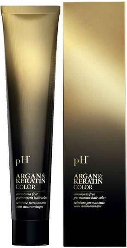 pH Laboratories Argan and Keratin Color Haarkleur permanent zonder ammoniak 100ml - 06.53 Golden Mahogany Dark Blonde / Golden Mahagoni Dunkelblond