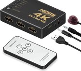 Astilla - 5 in 1 HDMI Switch Splitter | 5 poorts HUB met afstandsbediening