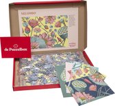 De Puzzelbox 'Nelumbo' - Puzzel met Waterbloemen - 1000 stukjes - volwassenen - Incl. prachtige set van 5 ansichtkaarten