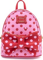 Loungefly - Disney Minnie Mouse Roze strik  Mini rugzak met strik heuptasje