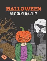 Halloween Word Search For Adults