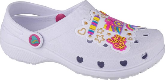 Skechers Heart Charmer Photobomb Slipper Vrouwen Wit