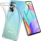 Luxe Siliconen Hoesje Geschikt Voor Samsung Galaxy A52 (4G/5G) - TPU Backcover Back Bescherm Hoes Cover Case - Telefoonhoesje Met Volledige Achterkant & Zijkant Protection - Besche