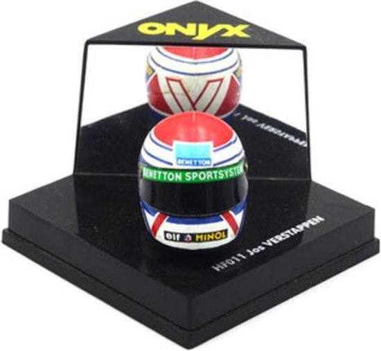 Casque F1 Jos Verstappen Benetton 1/12 ONYX HF011 - Miniature Collection - État Excellent