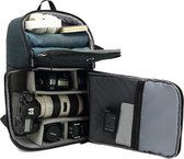 Cameratas spiegelreflex camera rugzak – Camera accessoire opbergtas - 47x30x15cm  - Voor camera, lenzen, laptop en meer
