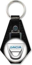 Sleutelhanger - Dacia - Leer - Leather - Metaal - Auto