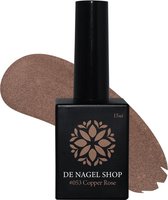 Copper Rose 053  Gel nagellak - Bruine gel nagellak - 15ml - De Nagel Shop - Gelnagels Nagellak
