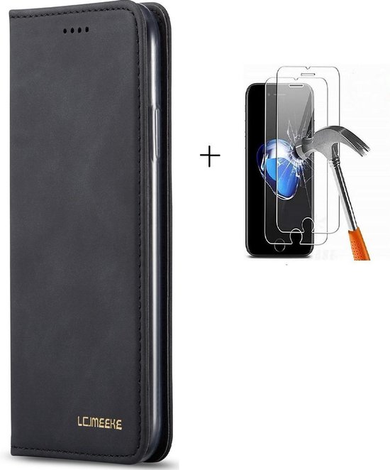 GSMNed – Étui de téléphone en cuir Zwart – Étui de Luxe pour iPhone XR  Zwart –... | bol