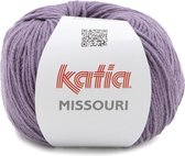 Katia Missouri-donker paars - 60% Katoen - 40% Acryl 50 gr