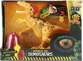 Toi Toys Dinosaurus met Geluid en Ei Zandkleurig