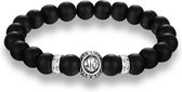 Maagd / Virgo Kralen Armband Heren Dames - Astrologie - Sterrenbeeld - Zwart - Armbanden - Cadeau voor Man