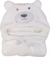 Baby Badjas Ijsbeer - Babyhanddoek - Fleece - one size