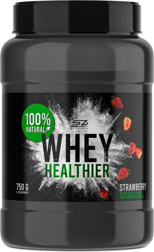 Senz Sports Whey Natural - Whey Protein Aardbeien Shake - Eiwitshake - 750 gram