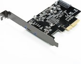 PCIe-Expansion card voor USB-C - LC-PCI-C-USB 3.2-2x2 Ultra High Speed (USB 3.2 Gen 2x2) Type-C PCIe kaart